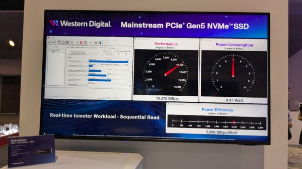 Western Digital выпустит PCIe 5.0 SSD со скоростью до 15 Гбайт/с и низким нагревом